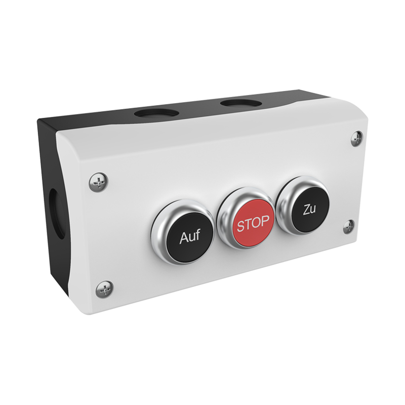 Key switch for flush mounting – a very elegant option. door drives, gate drives