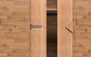 Sluitveer Adjunct 2500 op deur van sauna